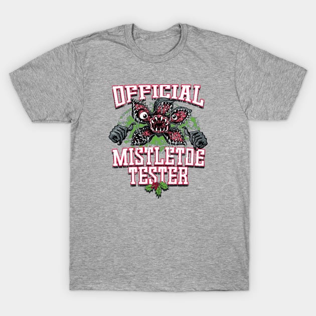 Strange Mistletoe Tester T-Shirt by WeaselPop